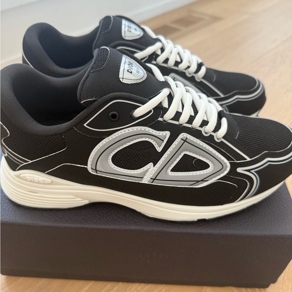 Dior Black and White CD Logo Sneakers1:1